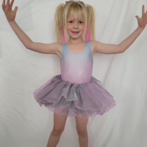 2 Piece Pink & Purple Leotard & Tutu set