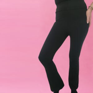 Women Black High waisted Jazz Pants
