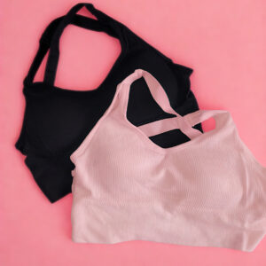 Black and white Sports Bra_s