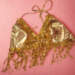 Womens sequins Belly Dance Top
