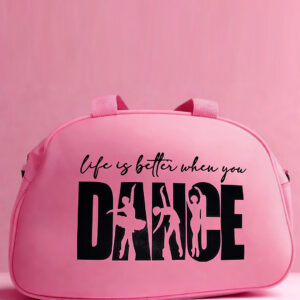 Black Dance Print Bag