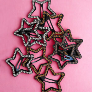 Star Rhinestone Clips