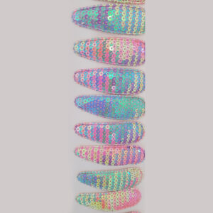 Sequined clips