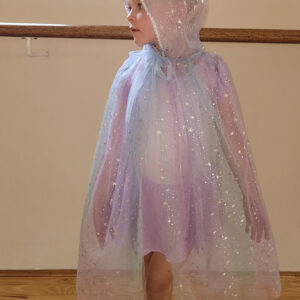 Pink/Purple/Multi colour princess cape